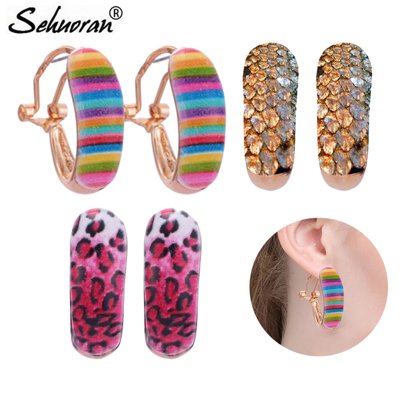 Women Accessories Images - Sehuoriano brincos de mulher estampados, brincos