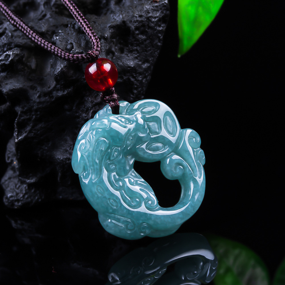 Women Accessories For Gift - Pingente Pixiu de Jadeíta Birmanesa, Acessório