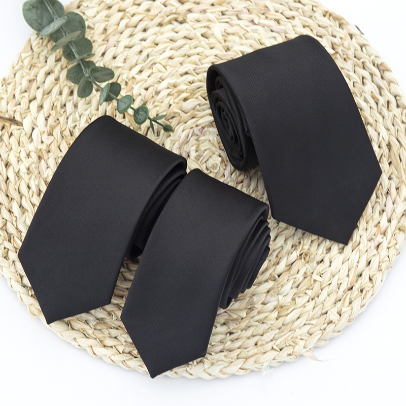 Women Accessories Business - Novo clássico preto gravatas para homens