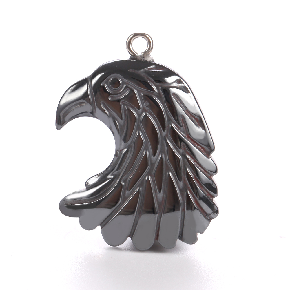 Women'S Eagles Accessories - Natureza águia hematita pedra osso pingente