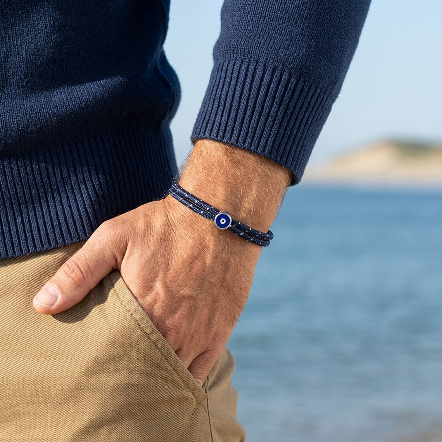 Evil Eye Bracelet - Pulseiras simples turcas com olho grego
