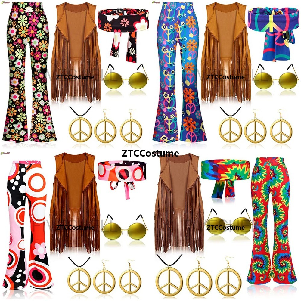 Women'S Accessories In The 70S - Fantasia Hippie Feminina Anos 60 e