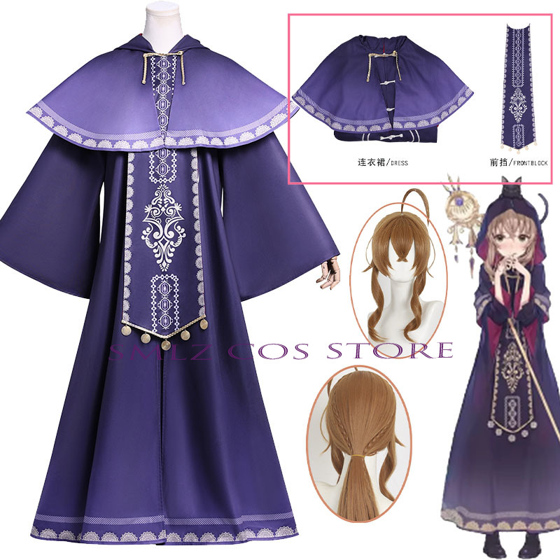 Women'S Accessories For Suit - Monica everett cosplay peruca anime bruxa