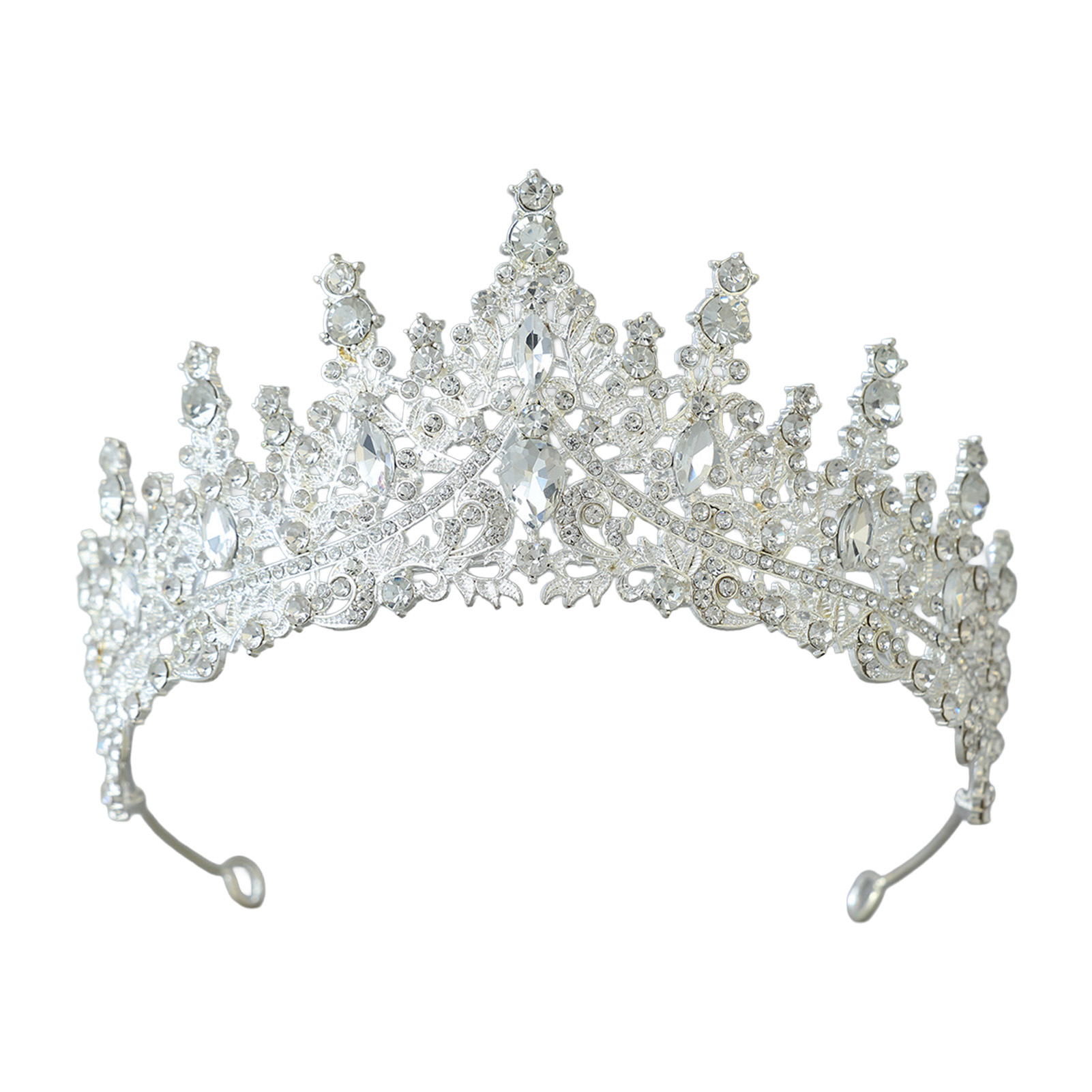 Women Accessories Jewelry - Coroa de Noiva com Strass Brilhantes