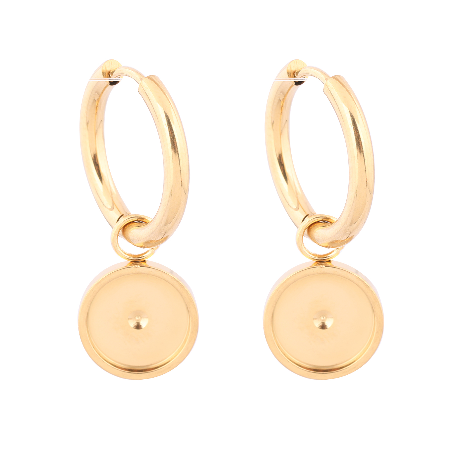 Wrap Ring Gold - 6 Peças de Bases para Brincos