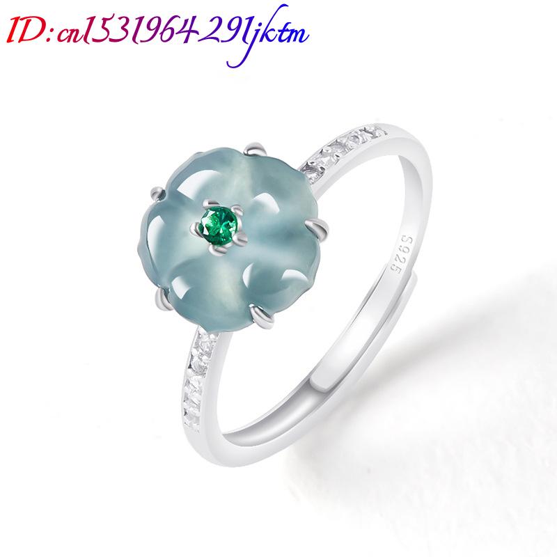 Anéis de Flor de Jadeíta Birma - Women Accessories For Gift avaliação e preço
