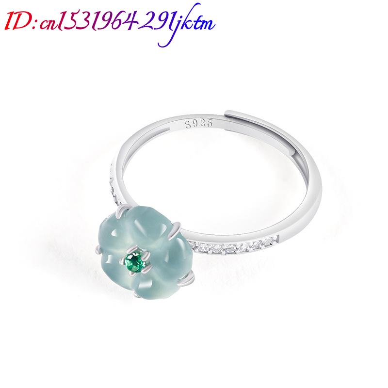 Anéis de Flor de Jadeíta Birma - Women Accessories For Gift avaliação e preço