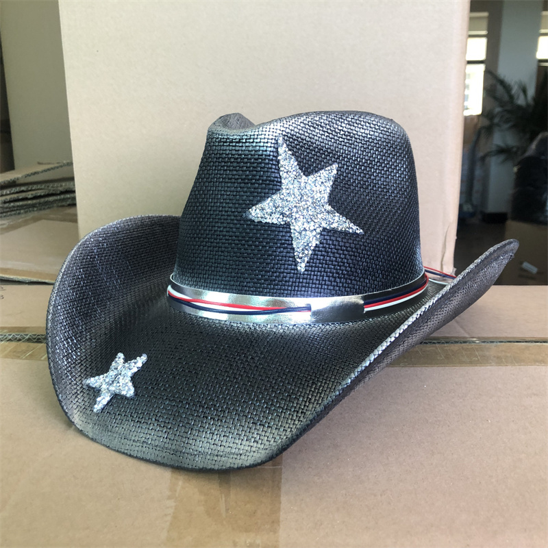 Chapéu de cowboy preto águia a - Women'S Eagles Accessories avaliação e preço