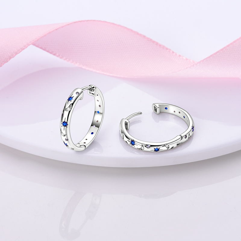Brincos de Argola em Prata Est - Women'S Accessories Jewelry Sale avaliação e preço