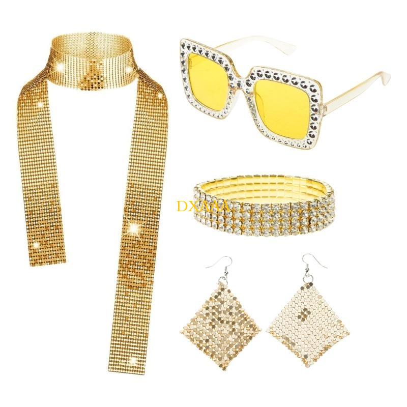 Acessórios discoteca DXAA anos - Women'S Accessories In The 70S avaliação e preço