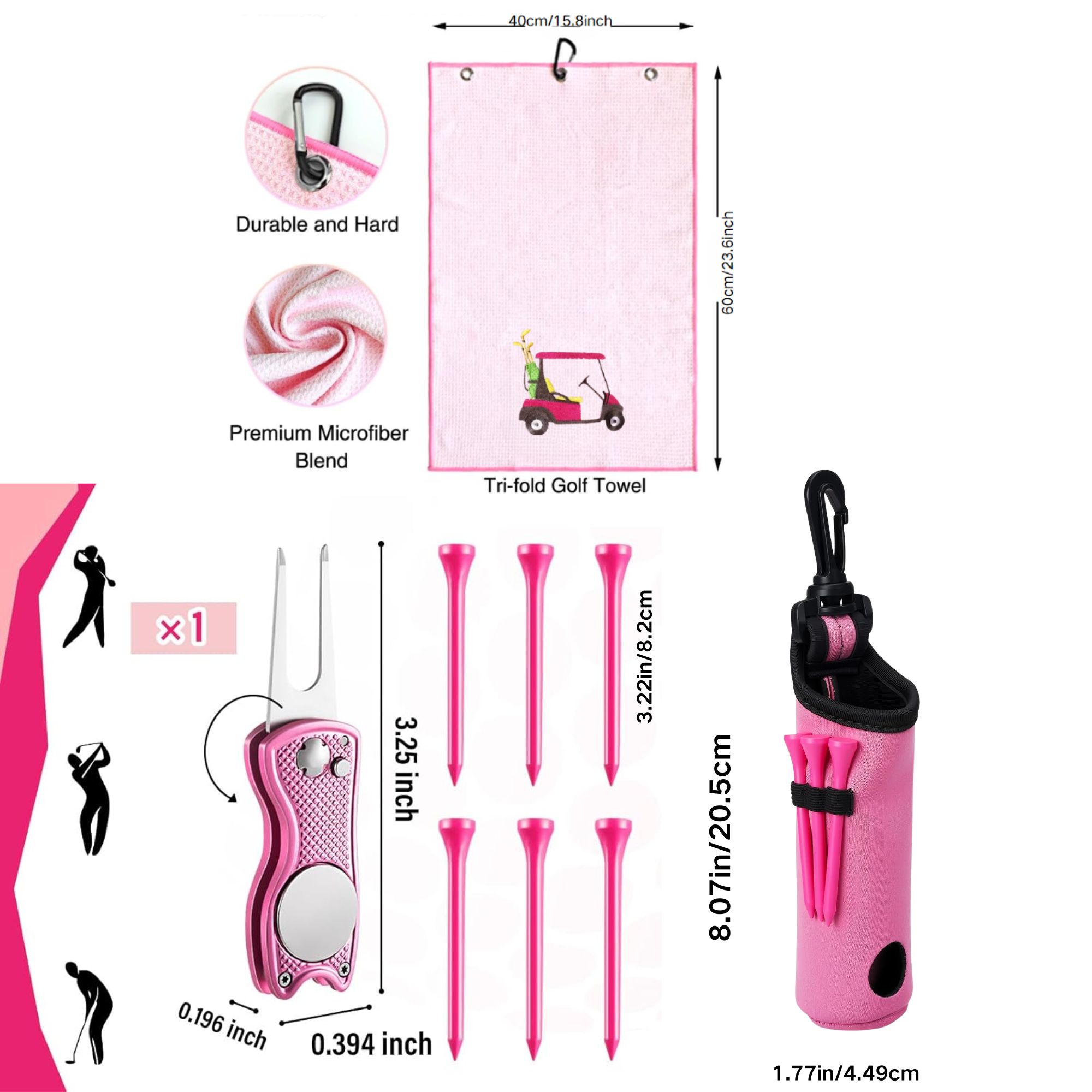 Kit de Acessórios de Golfe com - Women'S Golf Accessories avaliação e preço