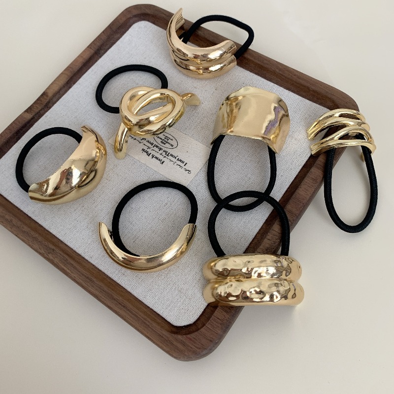 Elásticos de Cabelo Geométrico - Wrap Ring Gold avaliação e preço
