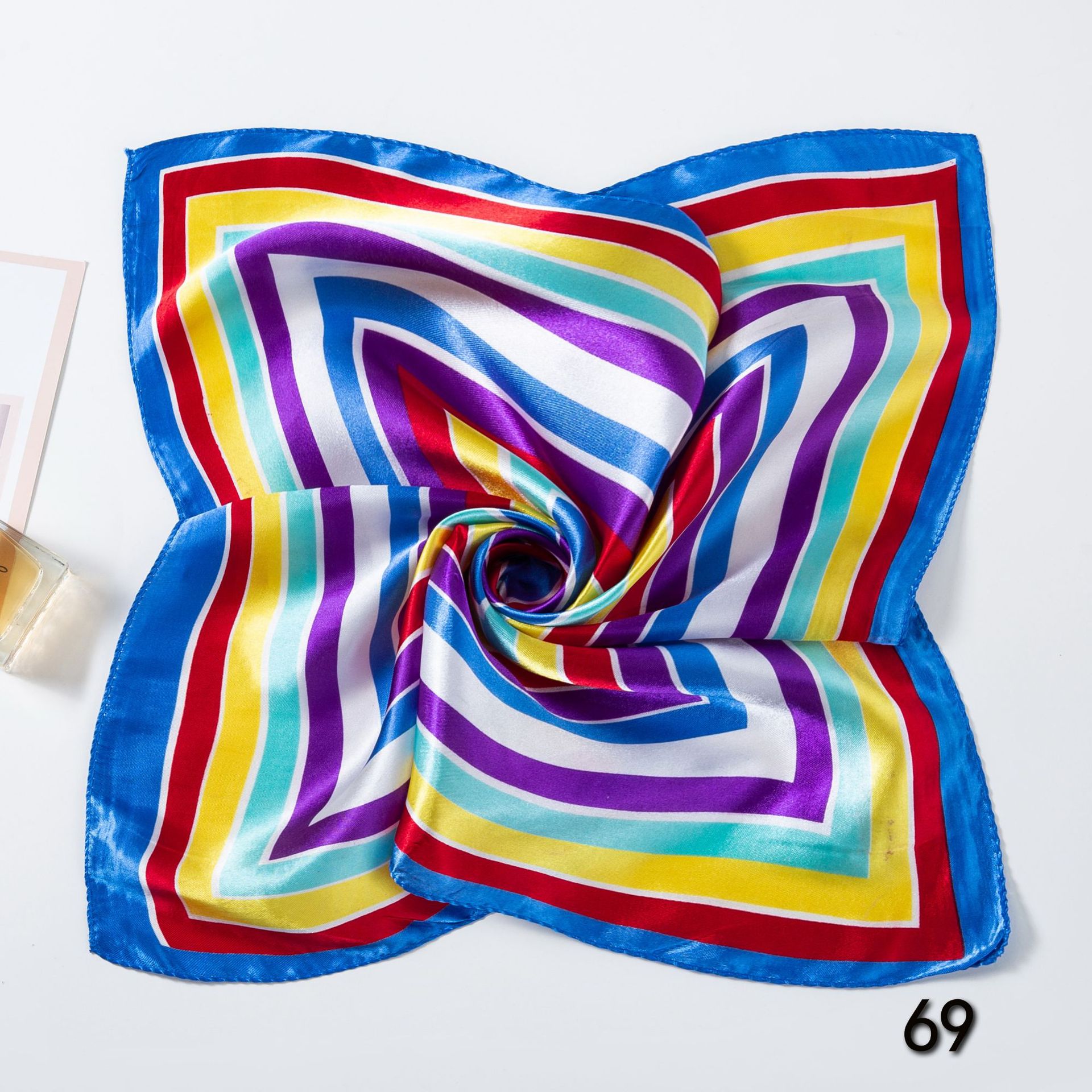 50*50cm lenços de seda quadrad - Women Accessories Business avaliação e preço