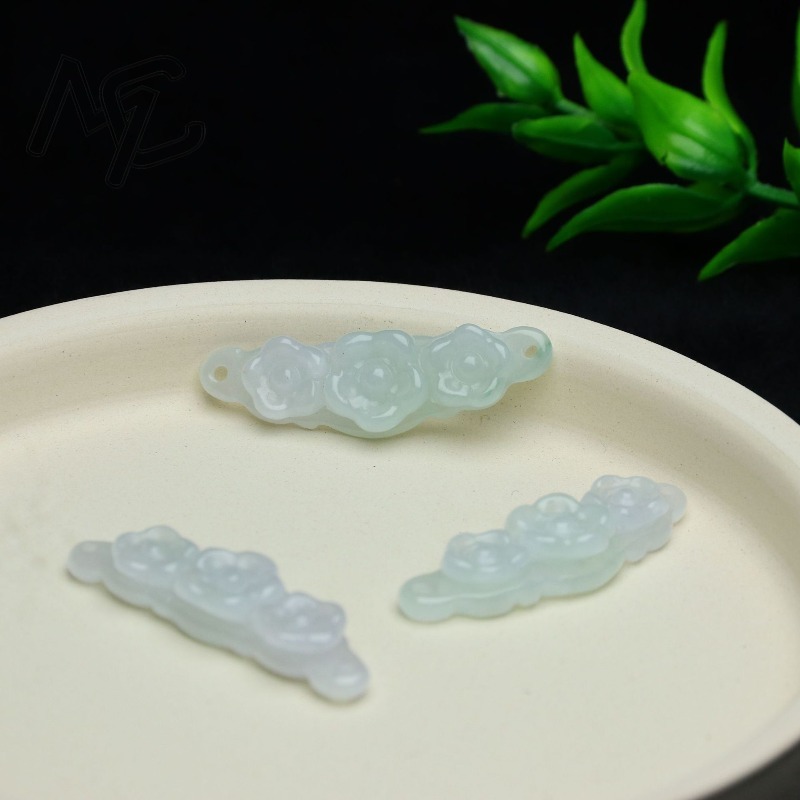 1 peça de Flor de Jadeíta Natu - Women Accessories Jewelry avaliação e preço