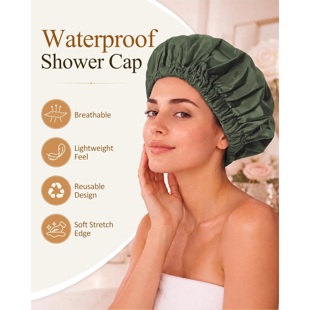 Touca de Banho Reutilizável e  - Women Accessories Images avaliação e preço