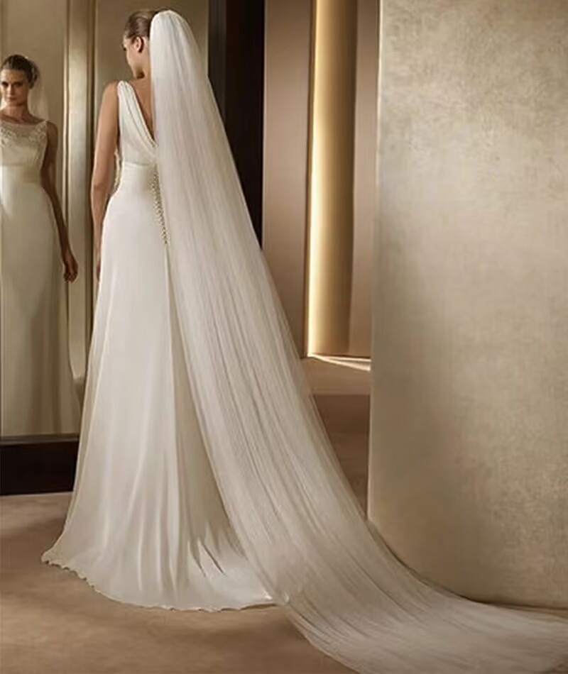 Véu de casamento branco marfim - Women Accessories Images avaliação e preço