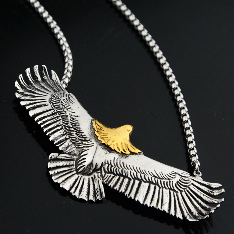 Moda águia pingente de prata 9 - Women'S Eagles Accessories avaliação e preço