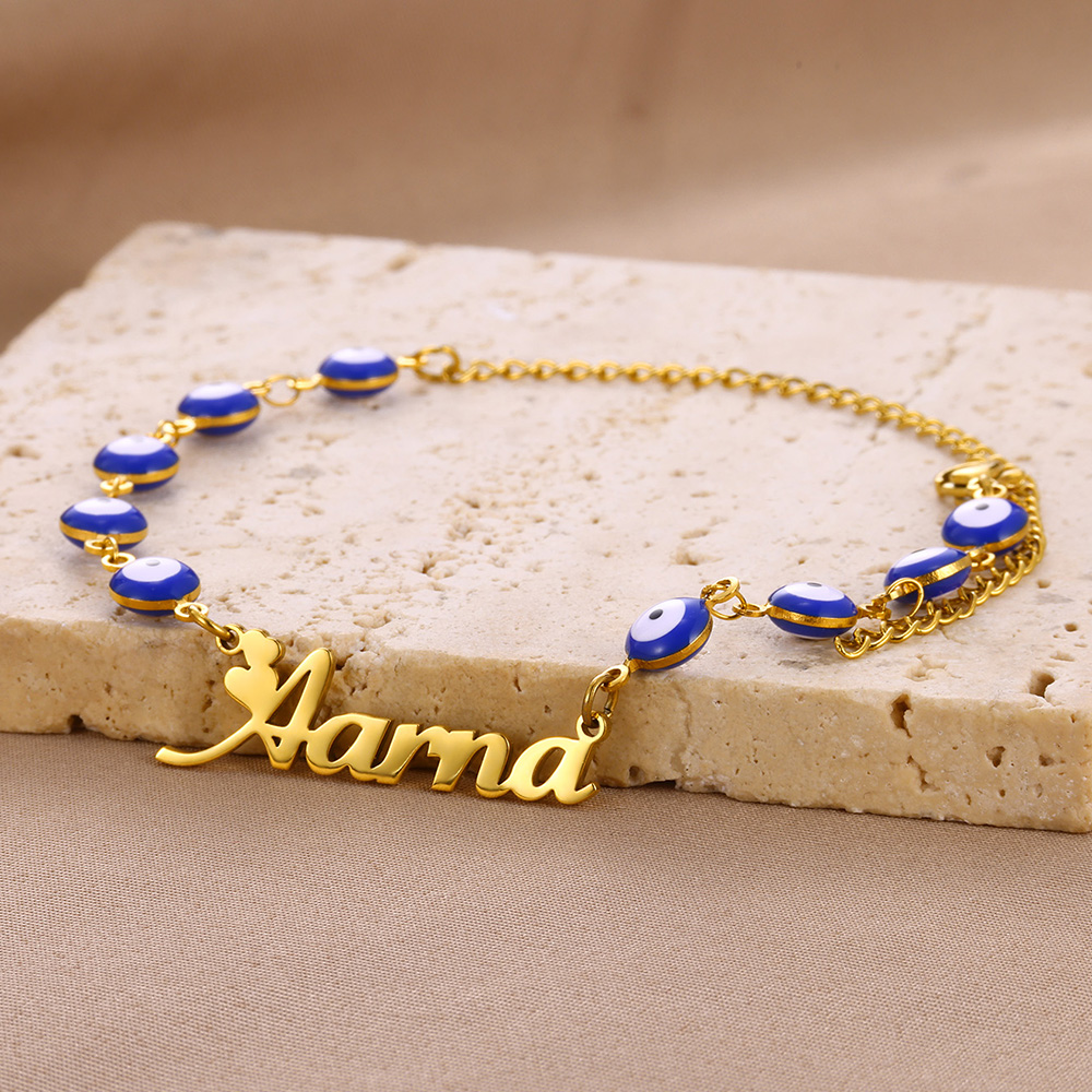 Pulseiras personalizadas com n - Evil Eye Bracelet avaliação e preço