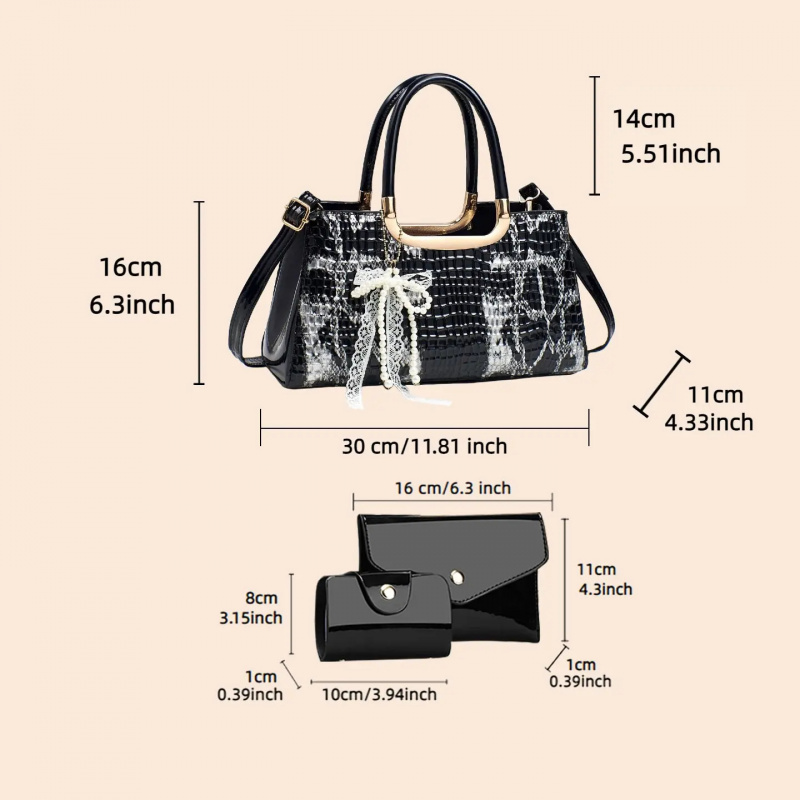 Conjunto de Bolsas Femininas,  - Women Accessories For Gift avaliação e preço