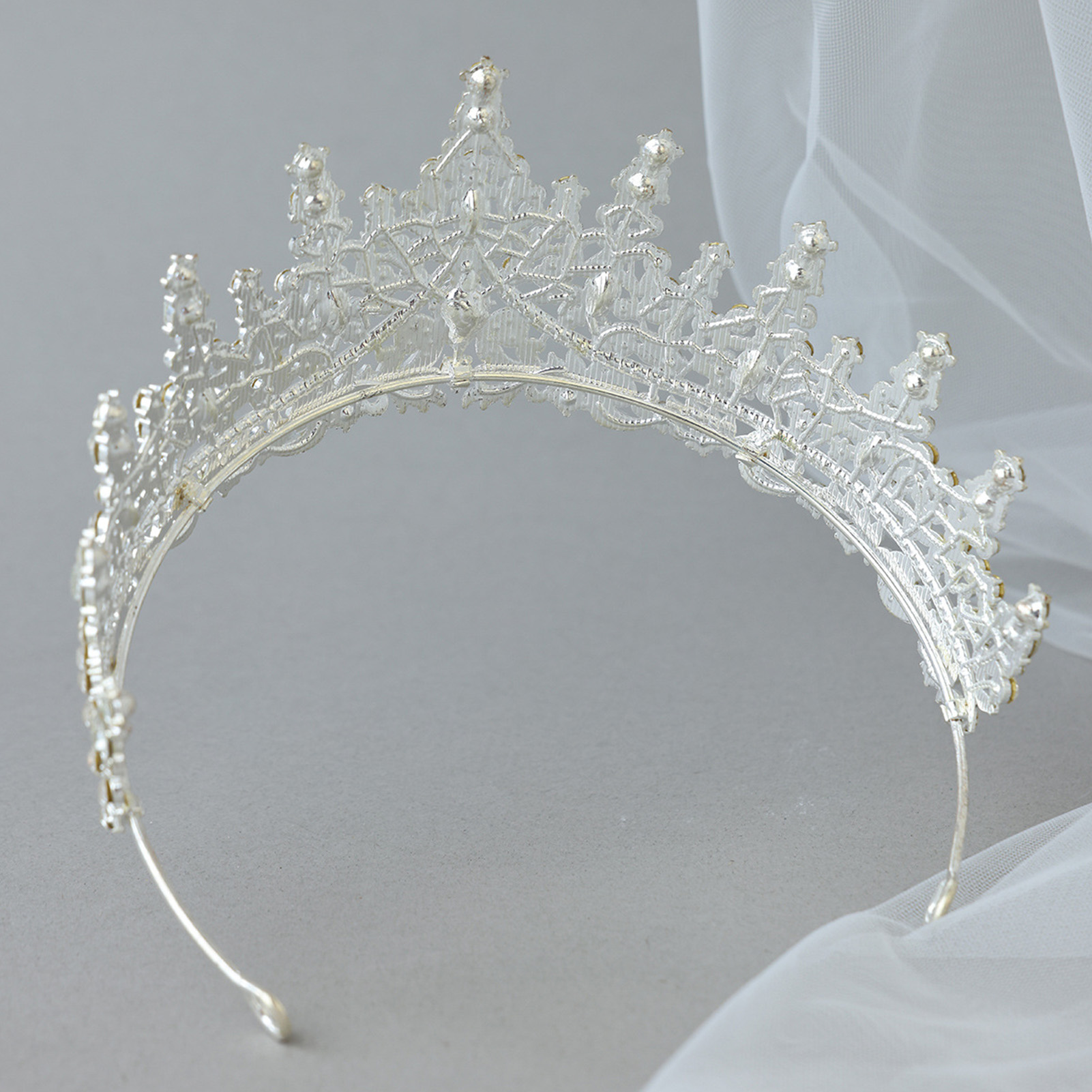 Coroa de Noiva com Strass Bril - Women Accessories Jewelry avaliação e preço