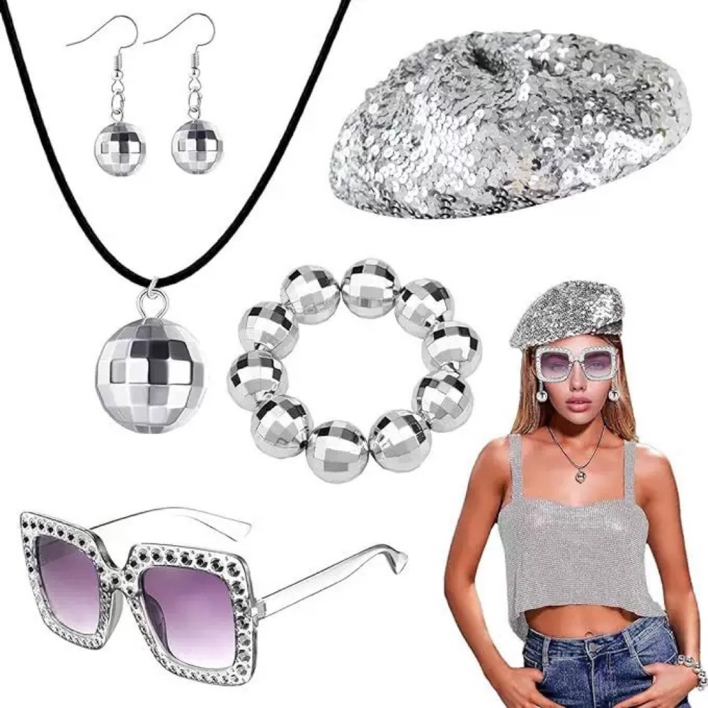Acessórios de Disco dos Anos 7 - Women'S Accessories In The 70S avaliação e preço