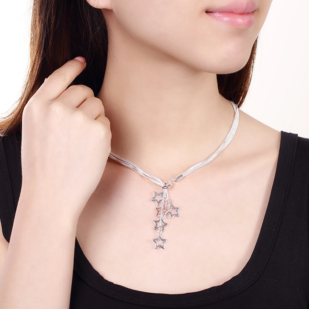 Colar de prata esterlina 925,  - Women'S Accessories Jewelry Sale avaliação e preço