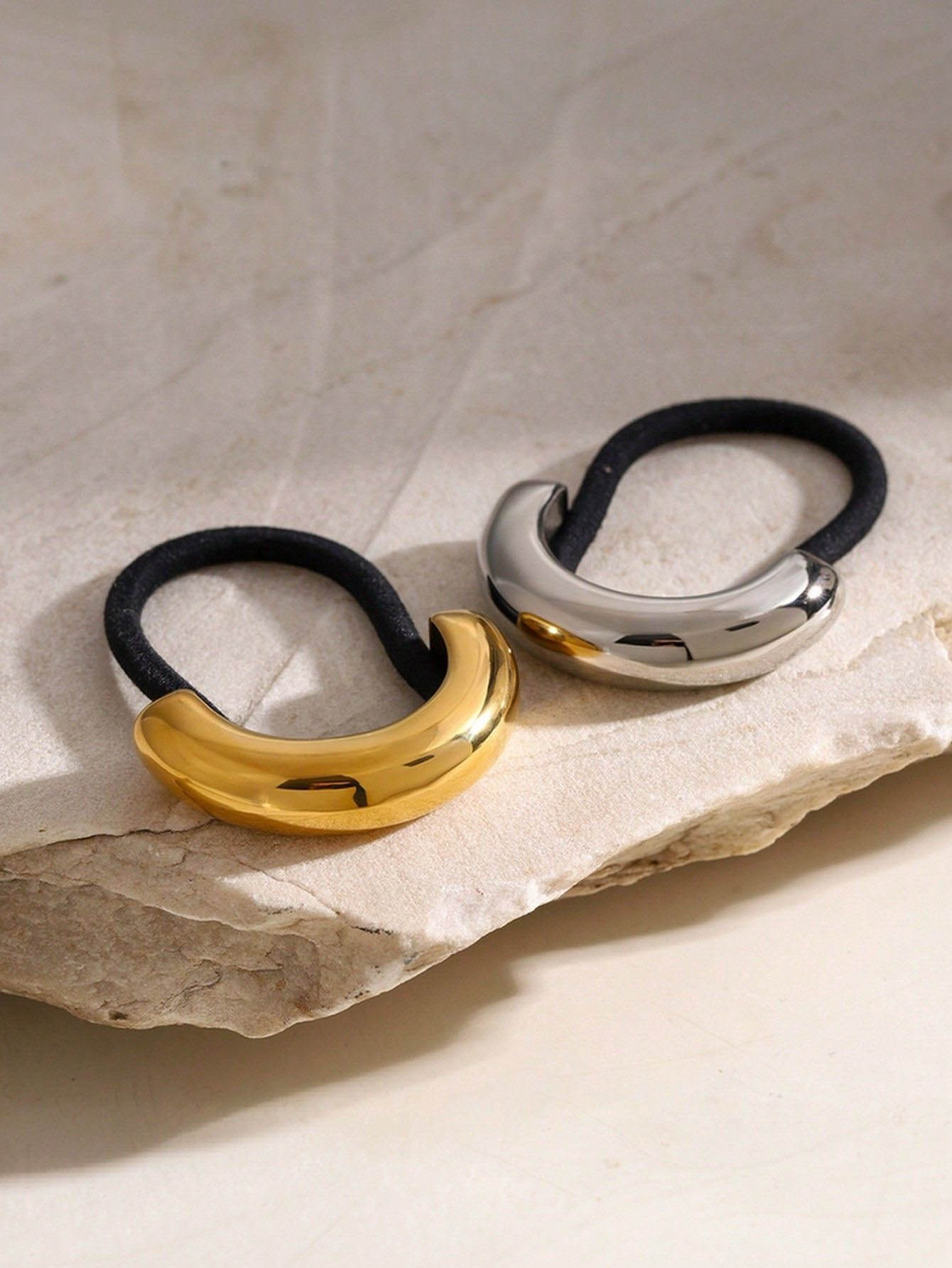 Conjunto de 4 Faixas de Cabelo - Wrap Ring Gold avaliação e preço